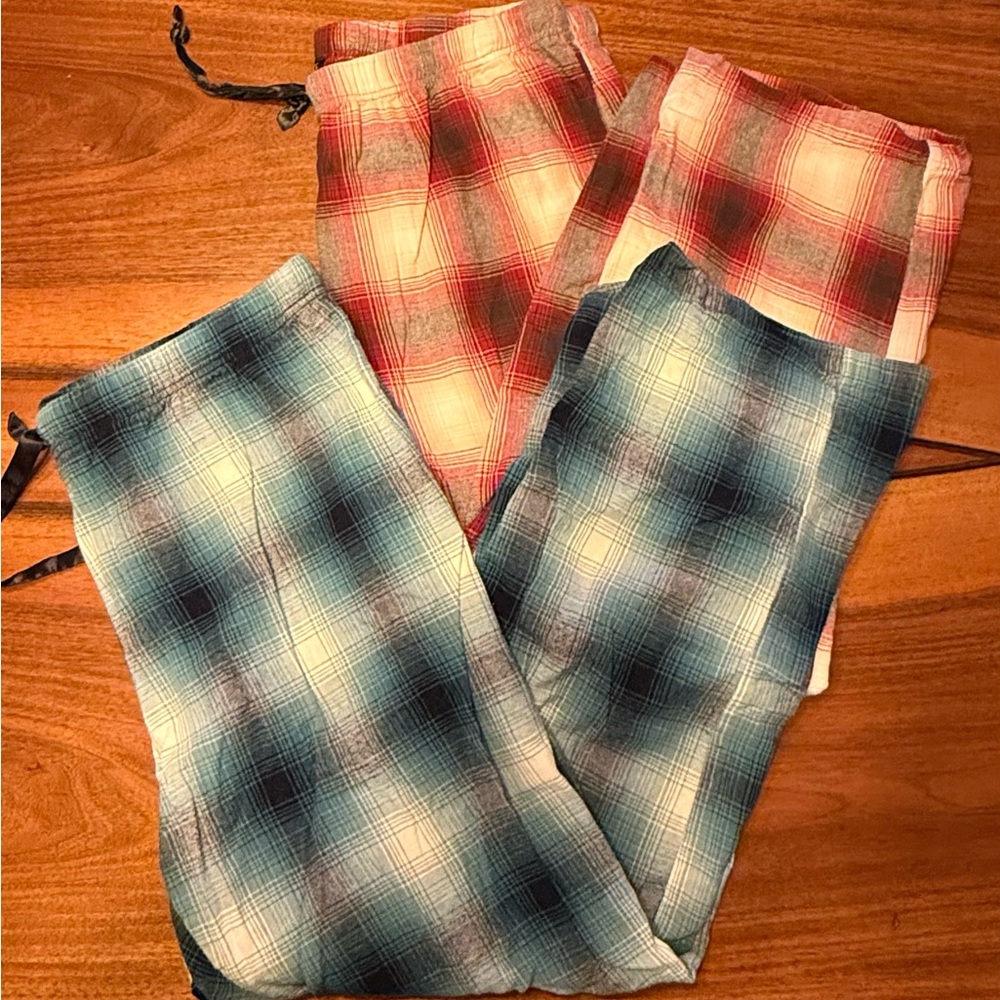 PENDLETON women’s Flannel Cotton pajama bottoms- Lot of 2- size XL- EUC